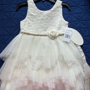 Size 2T fancy white dress